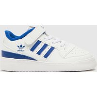 Adidas White & Blue Forum Low Boys Toddler Trainers
