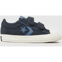 Converse Navy & Pl Blue Star Player 76 V Boys Toddler Trainers Converse Navy & Pl Blue Star Player 76 V Boys Toddler Trainers