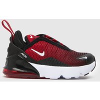 Nike Red Air Max 270 Boys Toddler Trainers Nike Red Air Max 270 Boys Toddler Trainers