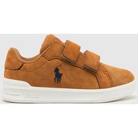 Polo Ralph Lauren Tan Heritage Court II V Boys Toddler Trainers Polo Ralph Lauren Tan Heritage Court II V Boys Toddler Trainers