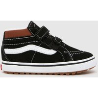Vans Black & Brown MTE Sk8-Mid Reissue V Boys Toddler Trainers Vans Black & Brown MTE Sk8-Mid Reissue V Boys Toddler Trainers