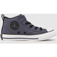 Converse Blue All Star Malden Street V Boys Junior Trainers Converse Blue All Star Malden Street V Boys Junior Trainers