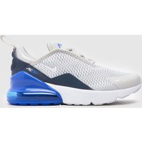 Nike Grey Multi Air Max 270 Boys Junior Trainers Nike Grey Multi Air Max 270 Boys Junior Trainers