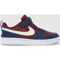 Nike Burgundy Court Borough Low Boys Junior Trainers Nike Burgundy Court Borough Low Boys Junior Trainers
