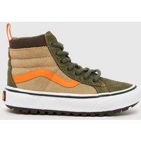 Vans Green Multi Sk8-Hi MTE-1 Boys Junior Trainers Vans Green Multi Sk8-Hi MTE-1 Boys Junior Trainers