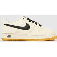 Nike Beige Air Force 1 LV8 Boys Youth Trainers Nike Beige Air Force 1 LV8 Boys Youth Trainers