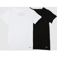 Nike Black & White Boys Crew T-Shirt 2 Pack Nike Black & White Boys Crew T-Shirt 2 Pack