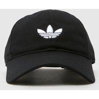 adidas Trefoil Baseball Cap White in Black & White, Size: OSFM adidas Trefoil Baseball Cap White in Black & White, Size: OSFM