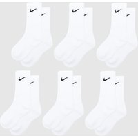 Nike White & Black Kids Crew Sock 6 Pack Nike White & Black Kids Crew Sock 6 Pack