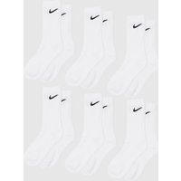 Nike Everyday Crew Sock 6 Pack in White & Black, Size: 45779 Nike Everyday Crew Sock 6 Pack in White & Black, Size: 45779