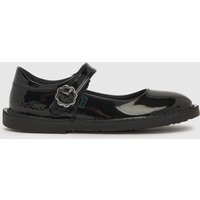 Kickers black adlar mj bloom Girls Junior Shoes