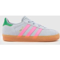 adidas Silver Gazelle Girls Toddler Trainers adidas Silver Gazelle Girls Toddler Trainers