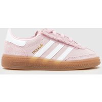adidas Pale Pink Handball Spezial Girls Toddler Trainers adidas Pale Pink Handball Spezial Girls Toddler Trainers