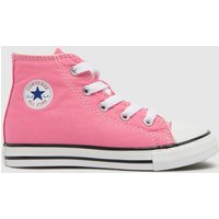 Converse Pink All Star Hi Girls Toddler Trainers Converse Pink All Star Hi Girls Toddler Trainers