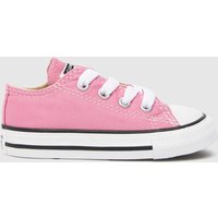 Converse Pink All Star Lo Girls Toddler Trainers Converse Pink All Star Lo Girls Toddler Trainers