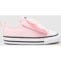Converse Pale Pink All Star One Strap Girls Toddler Trainers Converse Pale Pink All Star One Strap Girls Toddler Trainers