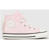 Converse Pink All Star Hi 1V Ruffles Girls Toddler Trainers Converse Pink All Star Hi 1V Ruffles Girls Toddler Trainers