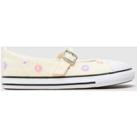Converse Off-White All Star Dainty Mary Jane Girls Toddler Trainers