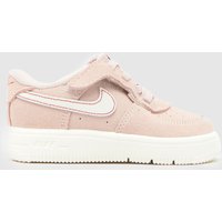 Nike Pale Pink Force 1 Low Easyon LV8 Girls Toddler Trainers Nike Pale Pink Force 1 Low Easyon LV8 Girls Toddler Trainers