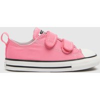 Converse Pink All Star Ox 2v Girls Toddler Trainers Converse Pink All Star Ox 2v Girls Toddler Trainers