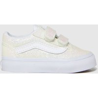 Vans Pale Pink Old Skool V Uv Glitter Girls Toddler Trainers Vans Pale Pink Old Skool V Uv Glitter Girls Toddler Trainers