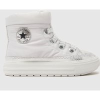 Converse Silver All Star Disco Hi Girls Toddler Trainers Converse Silver All Star Disco Hi Girls Toddler Trainers