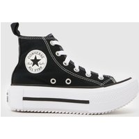 Converse Black All Star Lift Double Stack Girls Junior Trainers Converse Black All Star Lift Double Stack Girls Junior Trainers