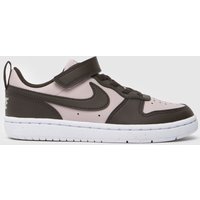 Nike Brown Multi Court Borough Low Girls Junior Trainers Nike Brown Multi Court Borough Low Girls Junior Trainers