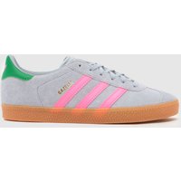 adidas Silver Gazelle Girls Youth Trainers adidas Silver Gazelle Girls Youth Trainers