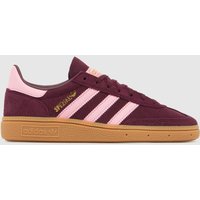 adidas Burgundy Handball Spezial Girls Youth Trainers adidas Burgundy Handball Spezial Girls Youth Trainers