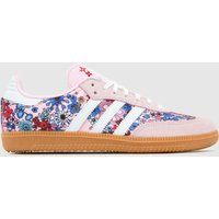adidas Pink Multi X Liberty London Samba OG Girls Youth Trainers adidas Pink Multi X Liberty London Samba OG Girls Youth Trainers