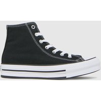 Converse Black All Star EVA Lift Hi Girls Youth Trainers Converse Black All Star EVA Lift Hi Girls Youth Trainers