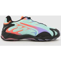 PUMA Green Multi Inhale Girls Youth Trainers PUMA Green Multi Inhale Girls Youth Trainers