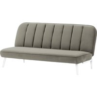 Lull Click-Click Sofa Bed, grey, Leg colour: white
