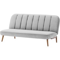 Lull Click-Click Sofa Bed, silver, Leg colour: aveo