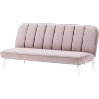 Lull Click-Click Sofa Bed, lilac, Leg colour: white