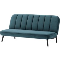 Lull Click-Click Sofa Bed, dirty blue, Leg colour: black