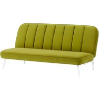 Lull Click-Click Sofa Bed, olive green, Leg colour: white
