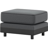 Dillon Footstool, dark grey/black