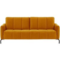 Opus Velvet 3 Seater Sofa, mustard