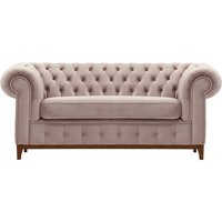 Chesterfield Grand 2 Seater Sofa, lilac, Leg colour: aveo