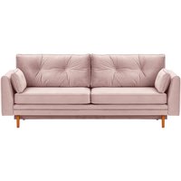 Amelia Sofa Bed with Storage, lilac, Leg colour: aveo