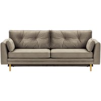 Amelia Sofa Bed with Storage, grey, Leg colour: like oak