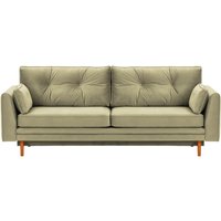 Amelia Sofa Bed with Storage, mink, Leg colour: aveo