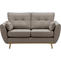 Zinola 2 Seater Sofa, faded brown, Leg colour: like oak