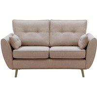 Zinola 2 Seater Sofa, dirty pink, Leg colour: wax black