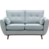 Zinola 2 Seater Sofa, azure, Leg colour: dark oak