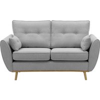 Zinola 2 Seater Sofa, grey, Leg colour: like oak