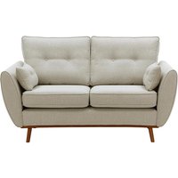 Zinola 2 Seater Sofa, beige, Leg colour: aveo