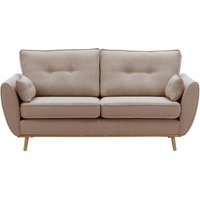 Zinola 3 Seater Sofa, dirty pink, Leg colour: like oak